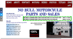 Desktop Screenshot of nobullusedmotorcycleparts.com